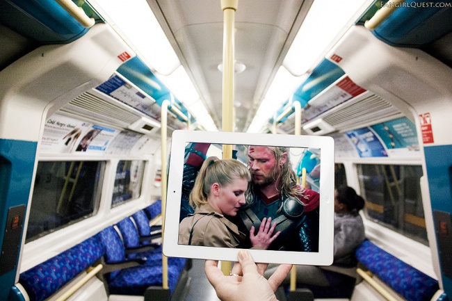 Thor The Dark World London subway