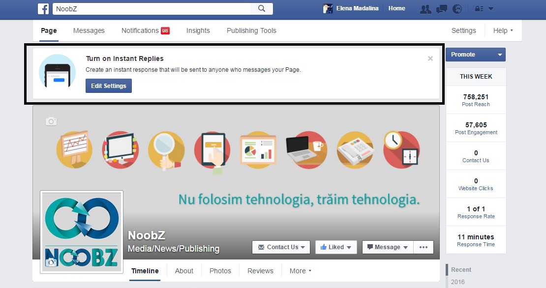 mesaje instant facebook