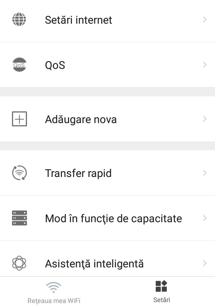 Adaugă Nova în aplicația Tenda WiFi