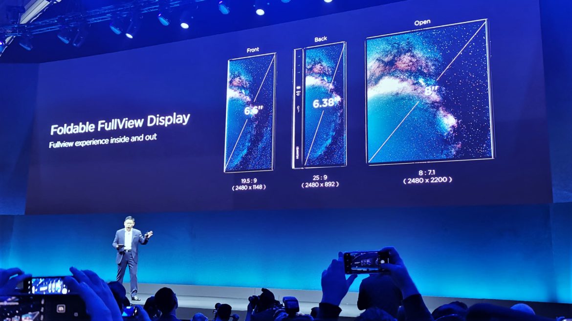 Huawei Mate X pliabil se lansează