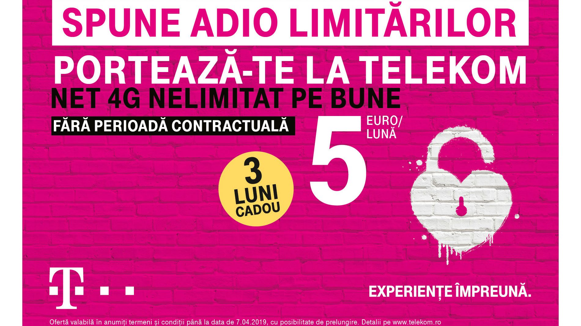 Telekom oferă 3 luni gratuite