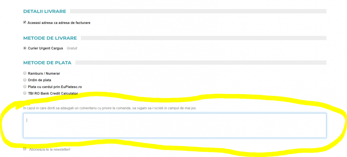 Cum introduci codul de PROMOȚIE