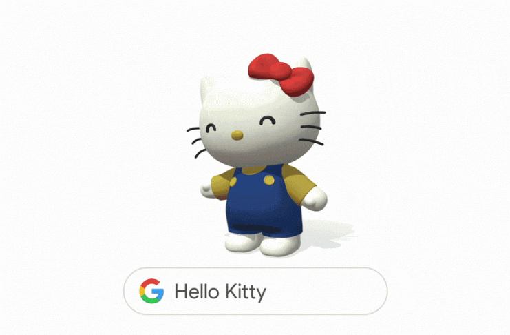 Google adaugă Pac-Man și Hello Kitty la căutarea AR