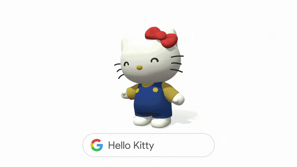 Google adaugă Pac-Man și Hello Kitty la căutarea AR