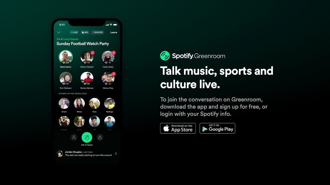 Spotify lansează aplicația Greenroom