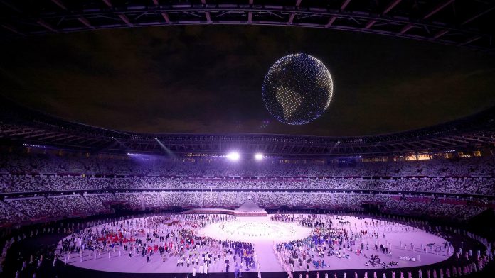 Jocurile Olimpice Tokyo: 1800 de drone lansate la ceremonia de deschidere