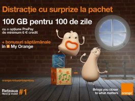 bonusuri surpriză Orange PrePay