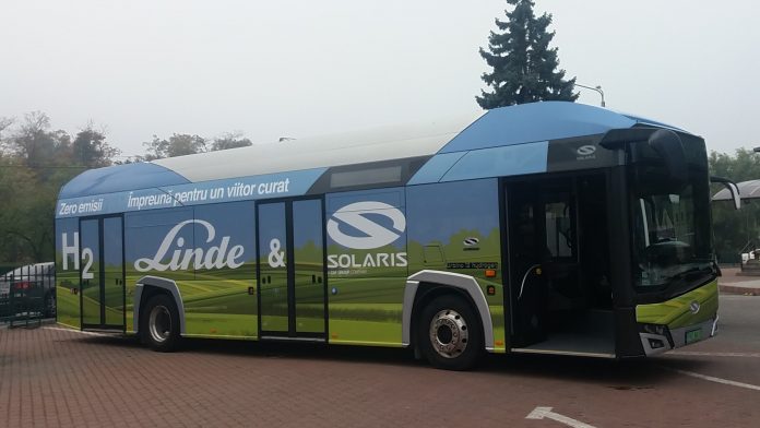 Autobuzul cu hidrogen Solaris este testat în 12 orașe din România