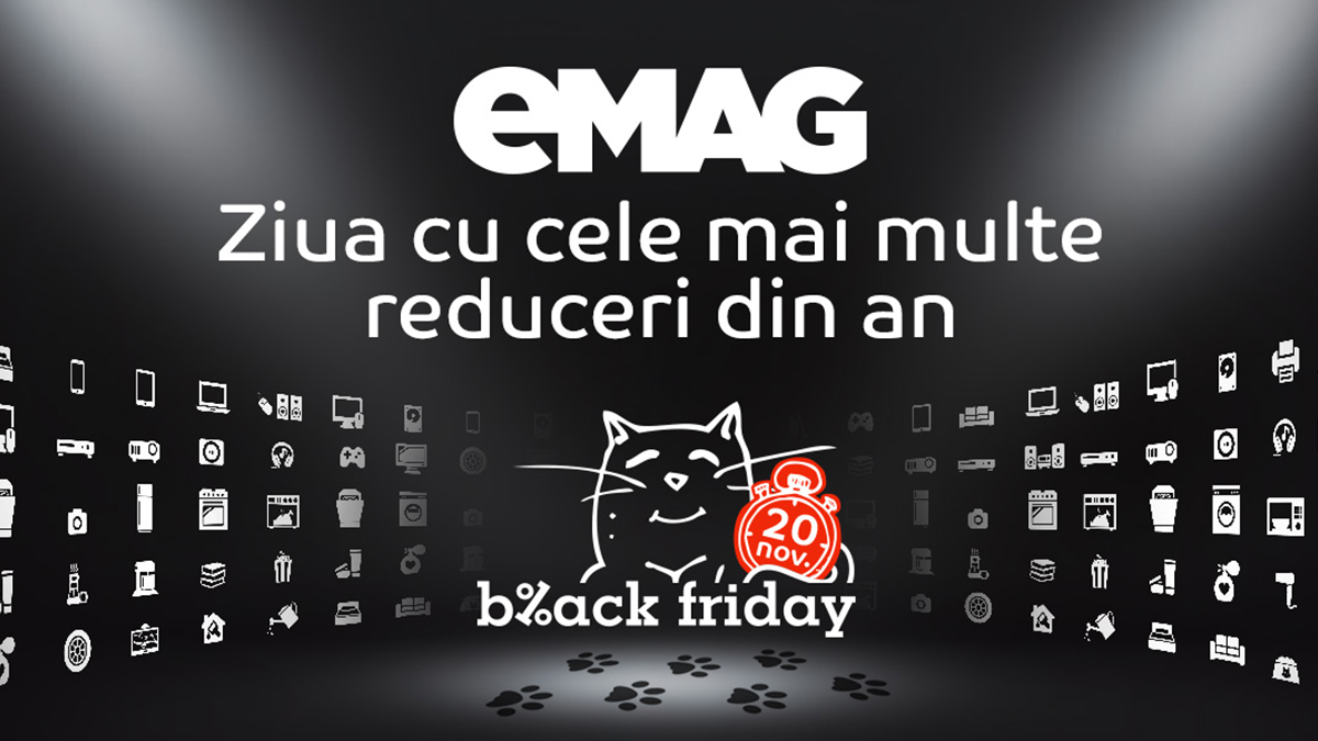 Black Friday 2021 la eMAG are loc pe 12 noiembrie