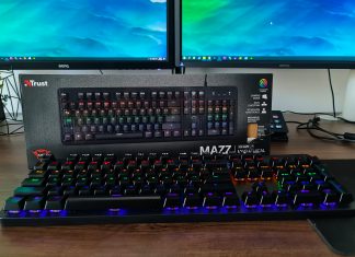 Trust GTX 863 MAZZ este o tastatură mecanică accesibilă