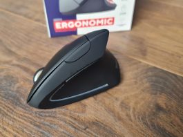 Review mouse ergonomic vertical Trust Verto