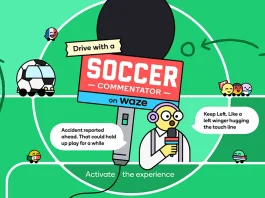 Waze adaugă opțiunea "Condu cu un comentator de fotbal"