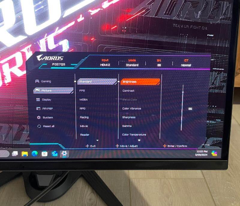 Revizuire Gigabyte AORUS FO27Q3 - OLED Gaming Glory 21 aorus f027q3 review1 Gigabyte AORUS FO27Q3 Review - OLED Gaming Glory