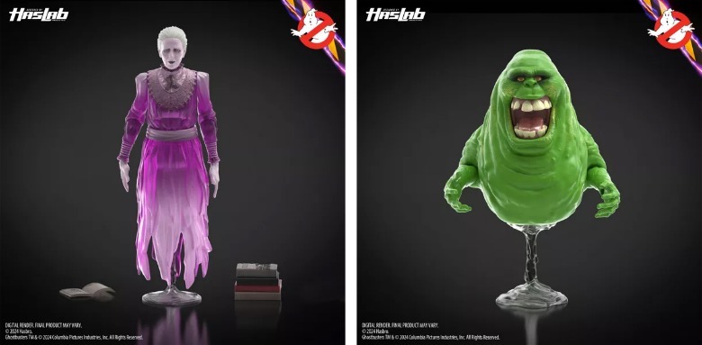 HasLab Ghostbusters Ectomobile Ghost Librarian și figuri Slimer