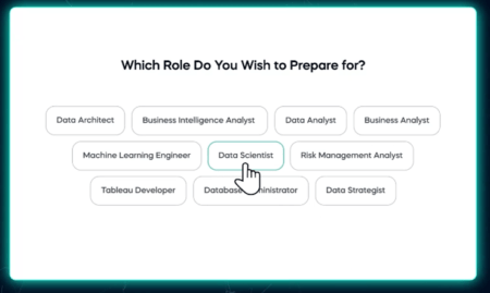 Vă puteți pregăti pentru 10 roluri, inclusiv științific de date, analist de date, dezvoltator Tableau etc.