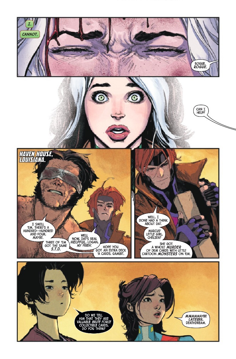 Unxanny X-Men # 5 Rogue Gambit Wolverine