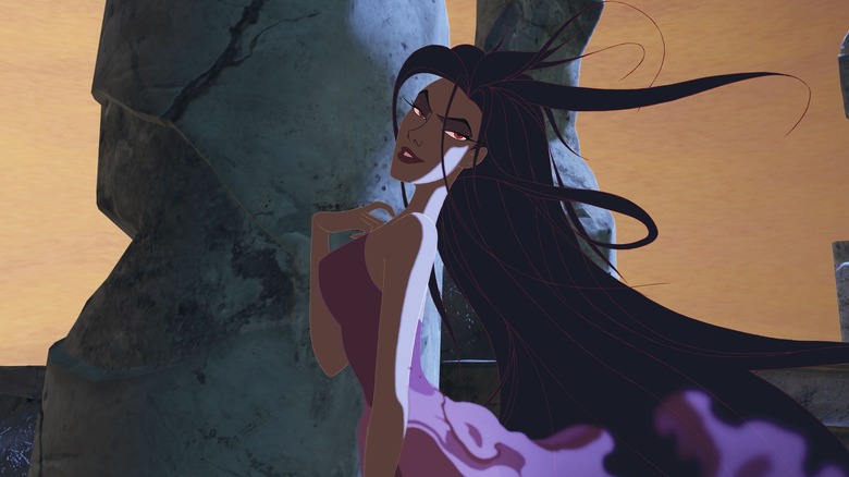 Eris rânjind în Sinbad: Legend of the Seven Seas