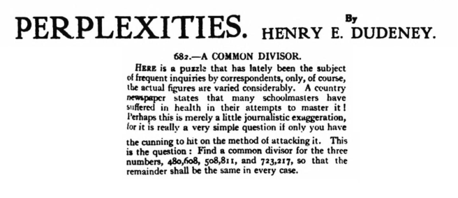 Dudeney ianuarie 1924