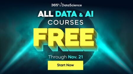 365 Data Science oferă cursuri gratuite de date și AI până pe 21 noiembrie.