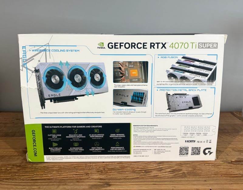 Gigabyte 4070 ti super eagle recenzie2 Gigabyte RTX 4070 Ti SUPER Eagle OC Review: performanță excepțională cu design premium
