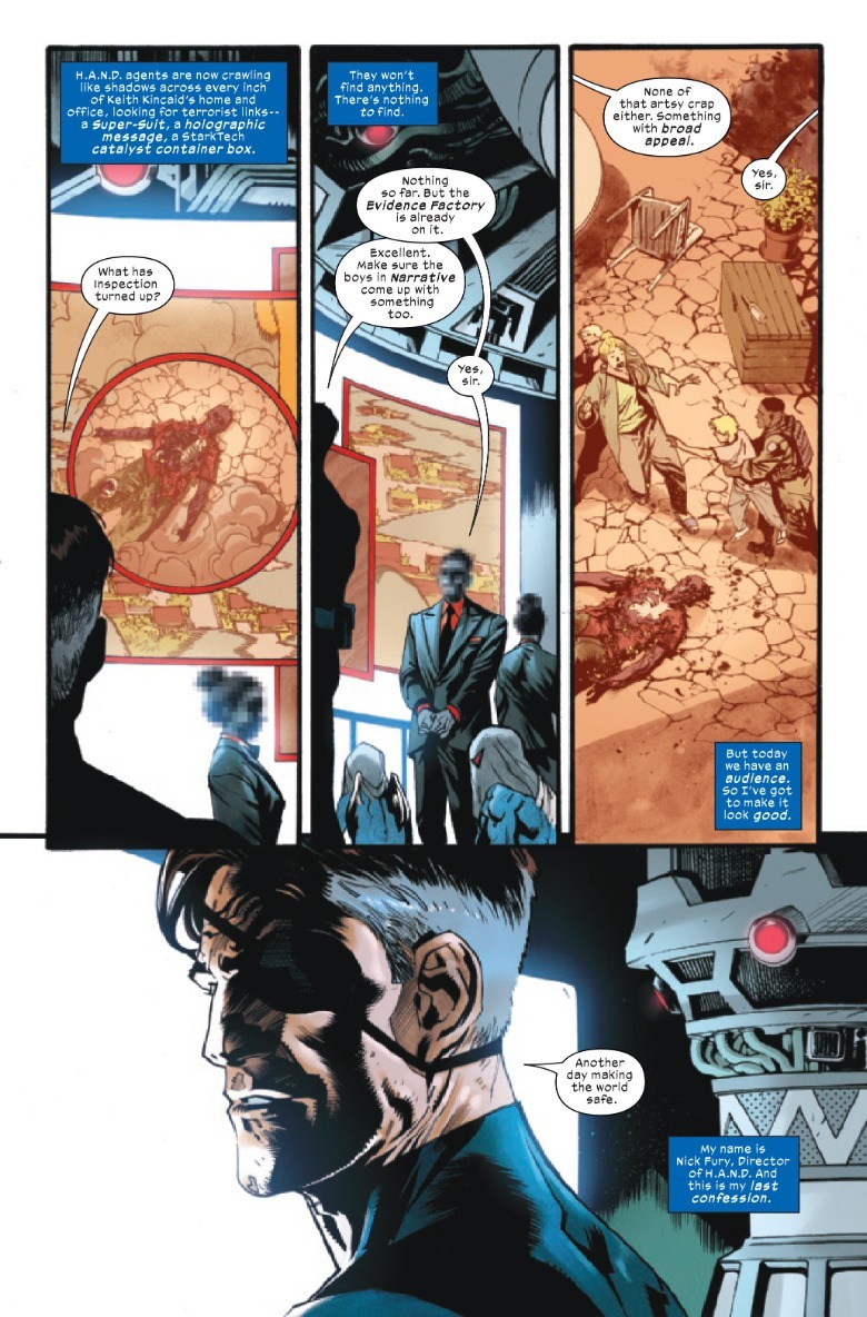 Marvel Comics Ultimate Universe Un an la pagina 4