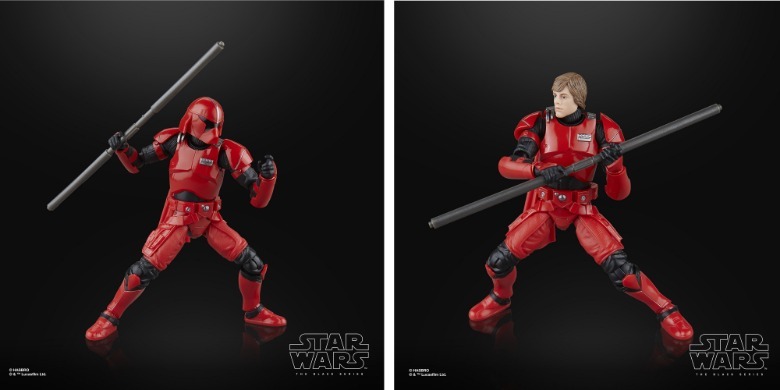 Star Wars: Shadows of the Empire Black Series Figurine de acțiune ale lui Luke Skywalker ca Garda Imperială