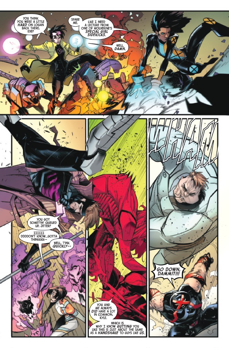 X-Men #9 Pagina 3 Jubilee Gambit
