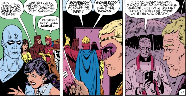 Watchmen Dr. Manhattan Căpitanul Metropolis Ozymandias