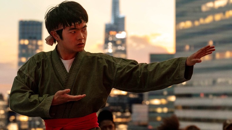 Li Fong într-o poziție de luptă