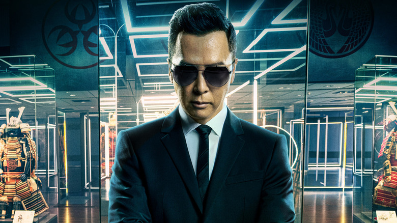 Donnie Yen în rolul asasinului Caine în posterul pentru John Wick: Capitolul 4