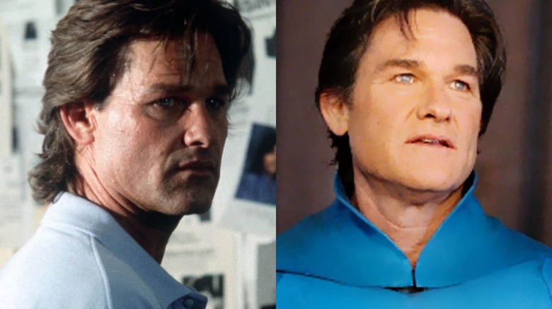 Imagine una lângă alta a lui Kurt Russell în Breakdown și Sky High
