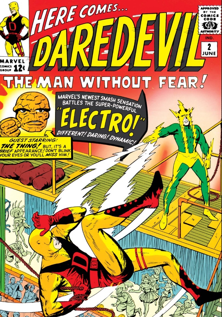 Daredevil #2 Acoperire Daredevil Fighting Electro