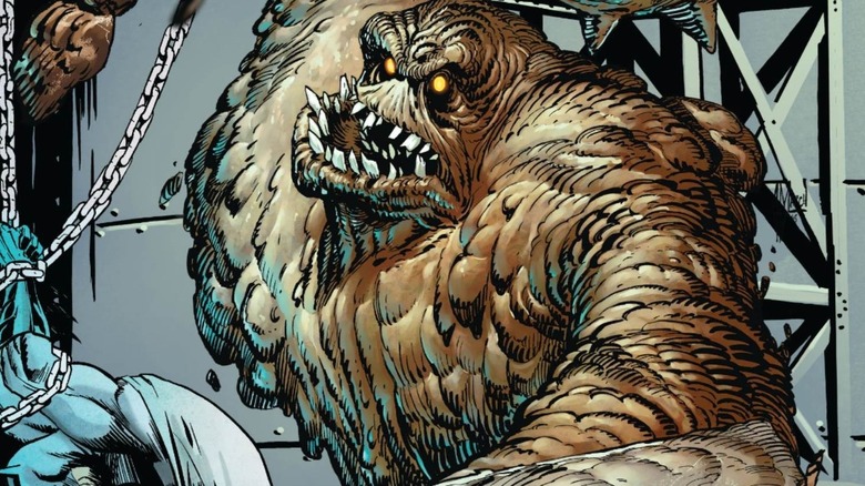 Clayface într -o pagină DC Comics