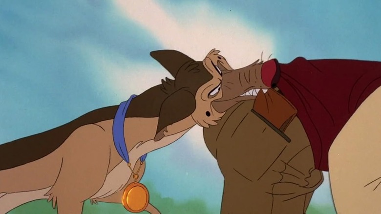 Charlie fură un portofel în toți câinii merg la cer