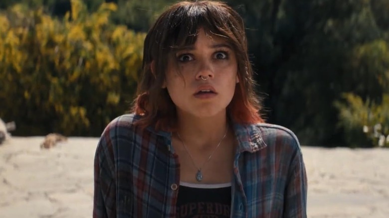 Ridley -ul lui Jenna Ortega privind în groază în moartea unui unicorn