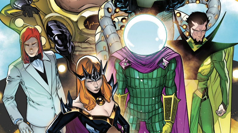 Arcade, Goblin Queen, Mysterio și Baron Mordo într -o lume sub Doom #2