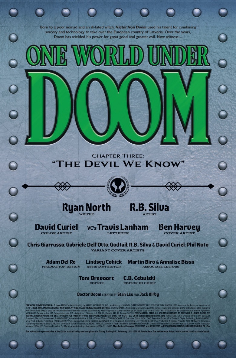 O lume sub pagina de recapitulare Doom #3