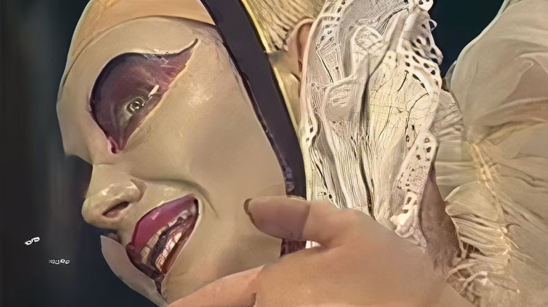 Aproape de un Cirque du Soleil-esque Barrow White în Hraniteli