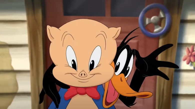 Porc porky și rață daffy în 