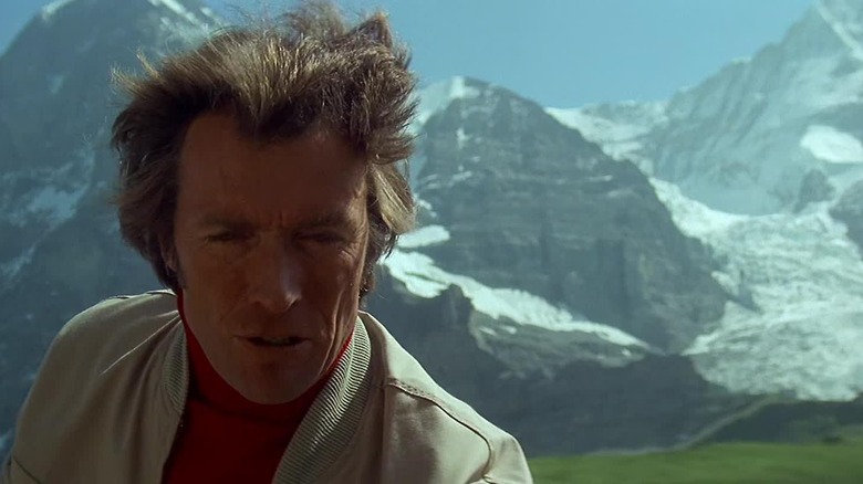 Jonathan Hemlock de la Clint Eastwood cu Eiger în fundal în Sancțiunea Eiger