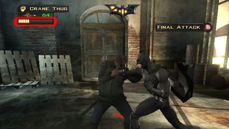 Batman bate un tâlhar în Batman începe jocul video