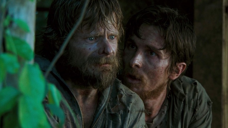 Duane Martin și Dieter Dengler, haggard într -o tabără Pow, în Rescue Dawn