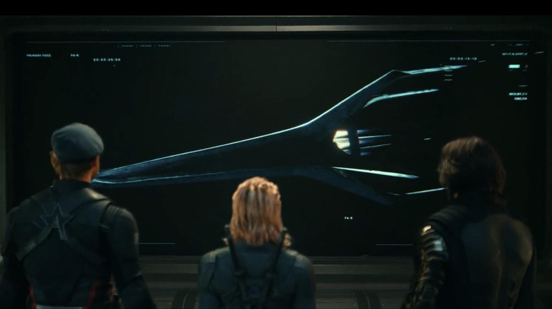 The New Avengers urmărește cum nava Fantastic Four ajunge în universul nostru în Thunderbolts*