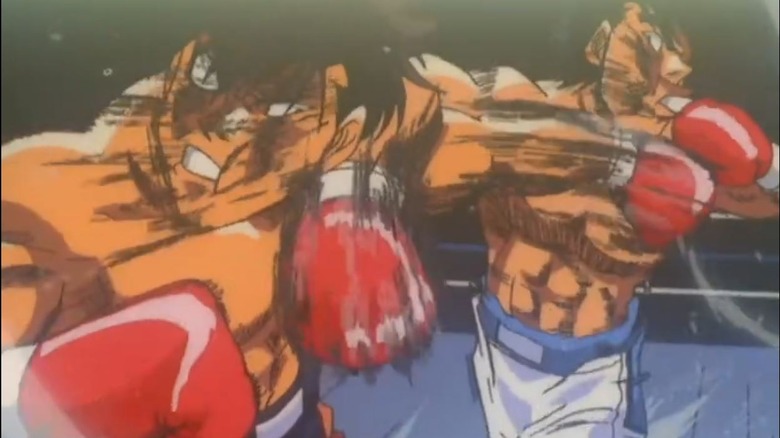 IPPO și SENDO se lovesc reciproc în față în Hajime nu ippo