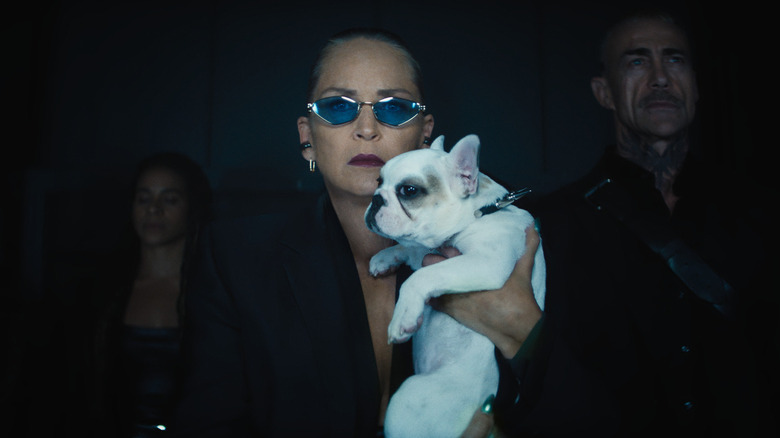 Lendina ținându -și câinele de companie în nimeni 2 2