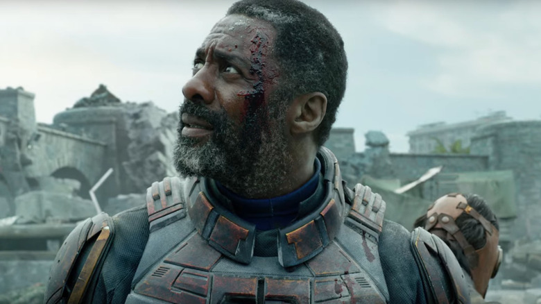 Robert Dubois/Bloodsport în picioare și privind la orizont 