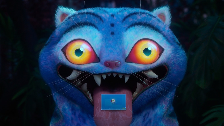 Derpy the Tiger cu limba afară în vânătorii de demoni Kpop