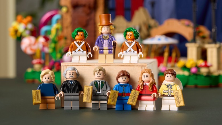 Willy Wonka și setul Lego din fabrica de ciocolată