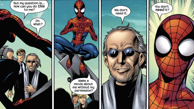 Ultimate Spider-Man #54-Spider-Man vorbind cu Avi Arad
