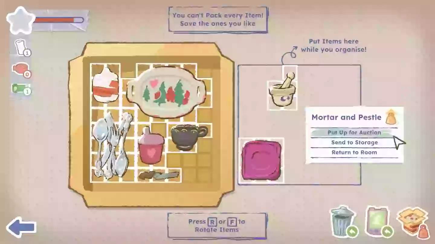 O viață stocată: Tabitha, Mod de credit / secret